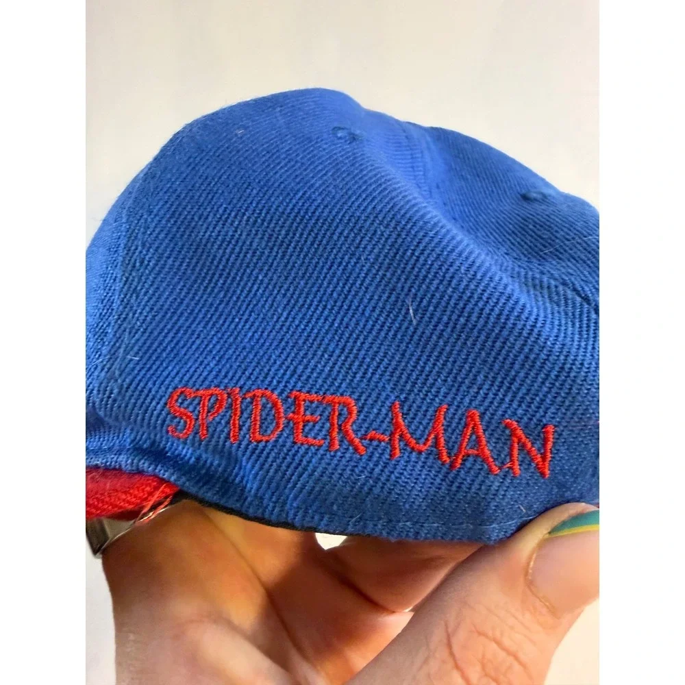 Spider-Man Marvel Comics Blue Red Snapback Hat Adjustable Sport Cap